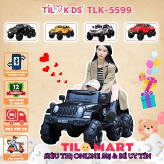Xe oto điện trẻ em, xe điện cho bé TILO KIDS TLK-5599 4 động cơ tải trọng lớn, có điều khiển từ xa, bluetooth