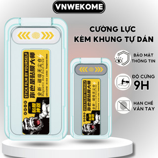 Kính cường lực chống nhìn trộm VNWEKOME tự dán màn hình điện thoại Xs max 11 12 13 14 15 pro max