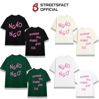 Áo Thun NGÁO NGƠ  form rộng Vải Poly Mè STREETSFACT TRENDSxCUS