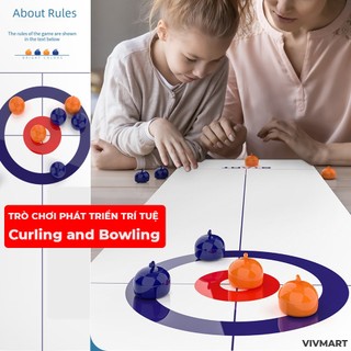 Trò chơi ném nồi khúc côn cầu curling and bowling vui nhộn cho trẻ em và người lớn