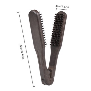 Lược kẹp gỗ tóc duỗi ép