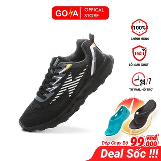 Giày thể thao chạy bộ nam nữ Goya Eurus năm 2024 màu full đen v2
