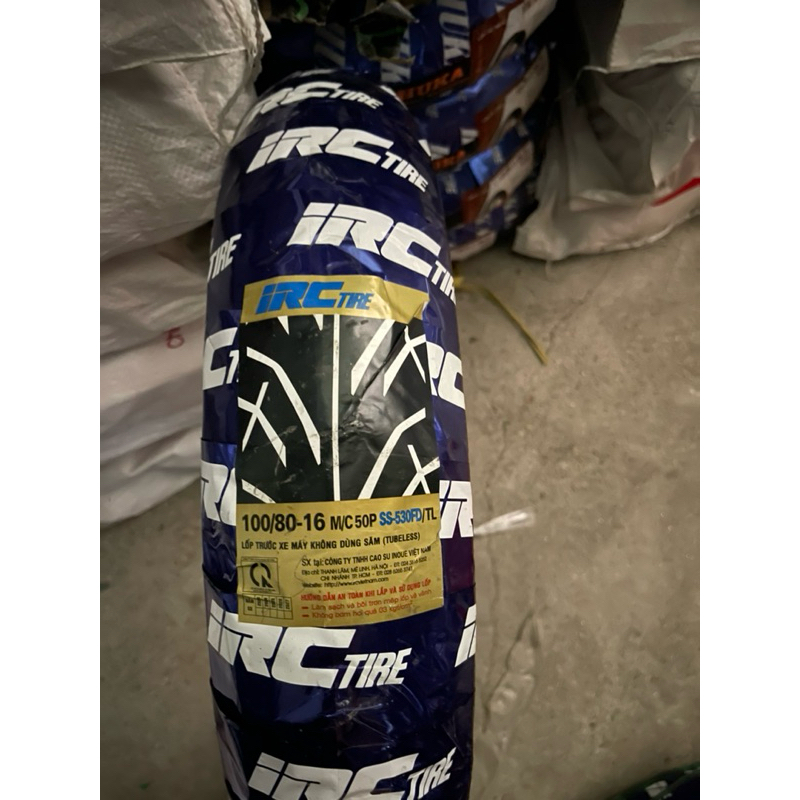 lốp trươc ( lái ) xe sh 125-150 ( 2013-2024 ) dùng chung hàng IRC