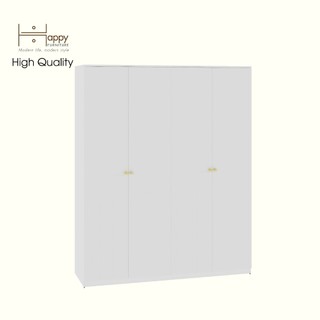 Happy furniture , tủ quần áo 4 cánh mở - jovie , tcm_167 , 180cm x 54cm x 220cm