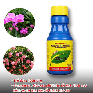 Phân bón grow more vitamin b1 start kích rễ đâm chồi - mỹ chai 100ml