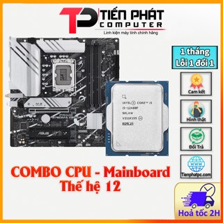  Combo CPU I5 12400F và Mainboard H610   B760 Thế hệ 12 13 - Hàng chính hãng 