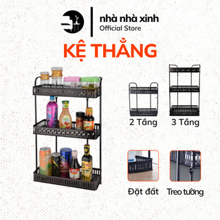 Kệ Thẳng Giá Để Đồ Đa Năng Kim Loại Để Đồ Tiện Lợi Kệ Thẳng 2 Tầng 3 Tầng