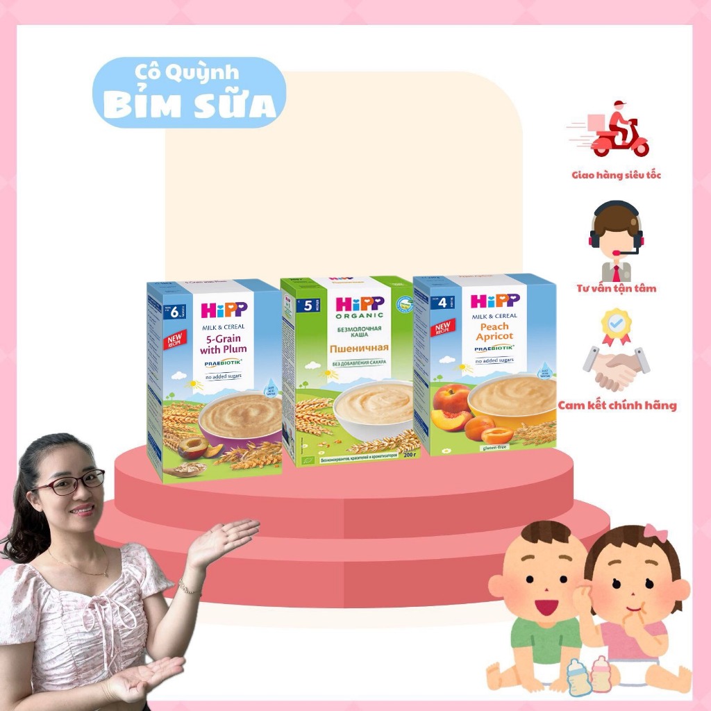 Bột ăn dặm Hipp xách tay Đức