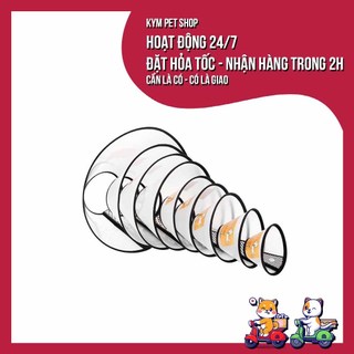Vòng cổ chống liếm, loa cổ đủ size cho chó mèo