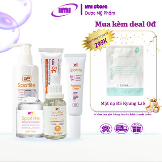 Bộ 3, bộ 5 sản phẩm giảm nám tàn nhang spotlite brightens dark skin spots and marks