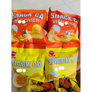 Snack cá viên chiên siêu ngon siêu giòn bịch 60 gói