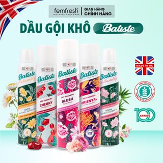  Dầu Gội Khô Batiste Dry Shampoo 200ml Hết Ngứa Hết Bết Dính Tóc Bồng Bềnh Tức Thì 