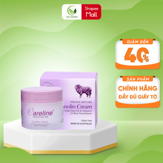 Kem dưỡng da mỡ cừu careline lanolin cream kem dưỡng da mỡ cừu lanolin cream 100ml-úc