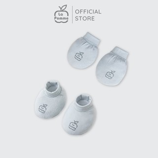 Set bao tay bao chân sơ sinh La Pomme bé yêu năng động