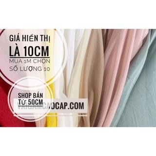 Tơ óng - giá hiển thị là giá 10cm, mua 1m chọn sl 10.