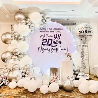 ( Size to 45cm) Bóng siêu nhũ mạ crom size to