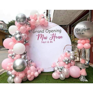 ( Size to 45cm) Bóng siêu nhũ mạ crom size to