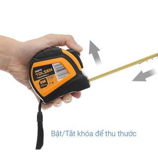 Thước cuộn tự động tolsen 36013 5m×25mm chính hãng nghề mộc