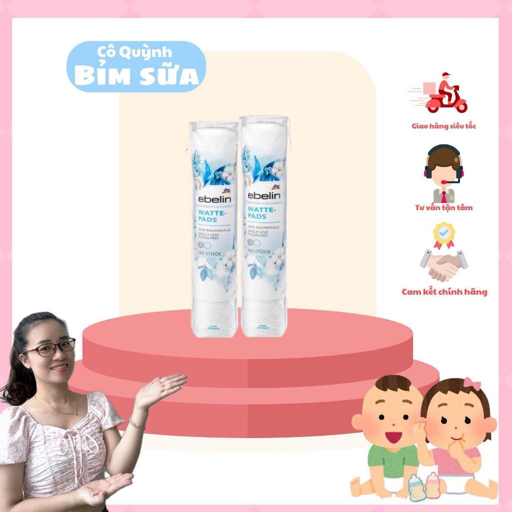 Bông tẩy trang Ebelin Đức 140 miếng