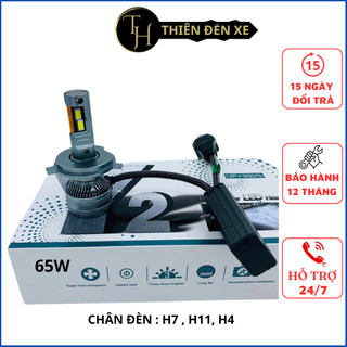 Đèn Pha Led Xe Máy H4, H7, H11 Siêu Sáng 65w,Lắp Wave, AB Và Nhiều Dòng Xe Khác