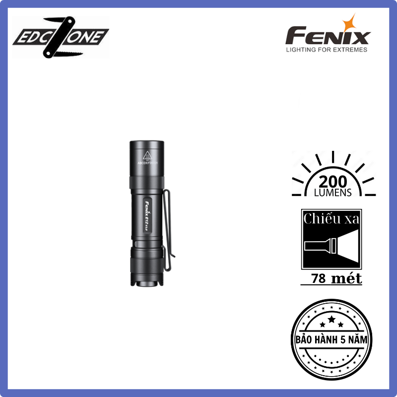 Đèn FENIX E12 V3.0 Chính hãng (200 Lumens)