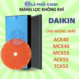 Màng lọc không khí daikin mck55 tck55 ack55 mck40 ack40, màng lọc hepa, màng lọc than hoạt tính, màng bù ẩm