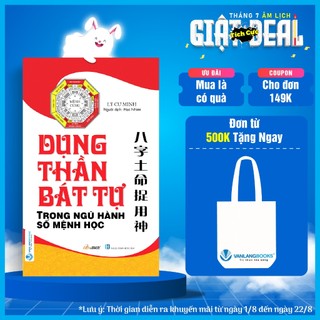 Sách - dụng thần bát tự trong ngũ hành số mệnh học - vanlangbooks