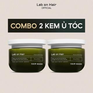  Combo 2 kem ủ tóc Lab On Hair hỗ trợ dưỡng ẩm và cải thiện tình trạng tóc hư tổn 250ml x 2 