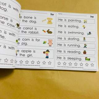 Sách - Sight words (in gộp 4 cuốn) - tặng file nghe Mp3