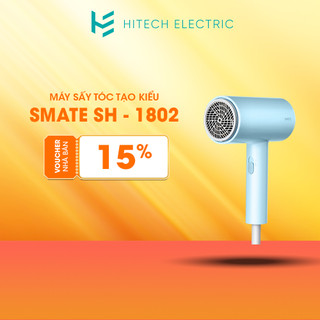 Máy sấy tóc tạo kiểu smate sh-1802, 3 chế độ nhiệt sấy nóng lạnh, ion bảo vệ