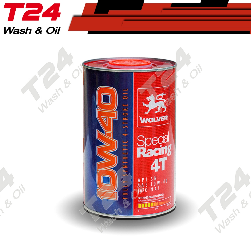 Dầu nhớt WOLVER SPECIAL RACING 10W40 SN LON 0.8L