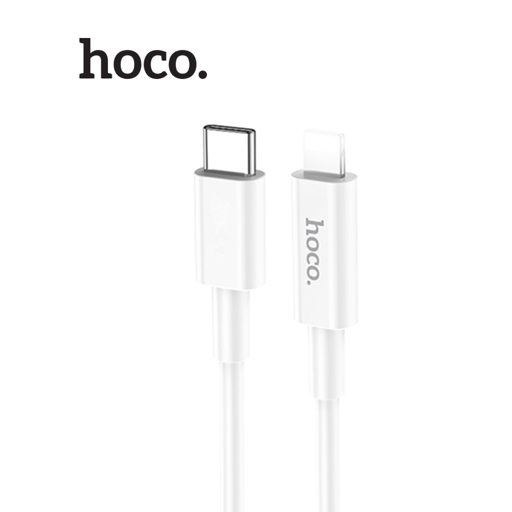Bộ sạc nhanh Typec to IP PD20W 3.0A dùng cho 11/12/13/14 Hoco C80/C80A Plus 2 cổng ( USB + Type-C ) dài 1m | BigBuy360 - bigbuy360.vn