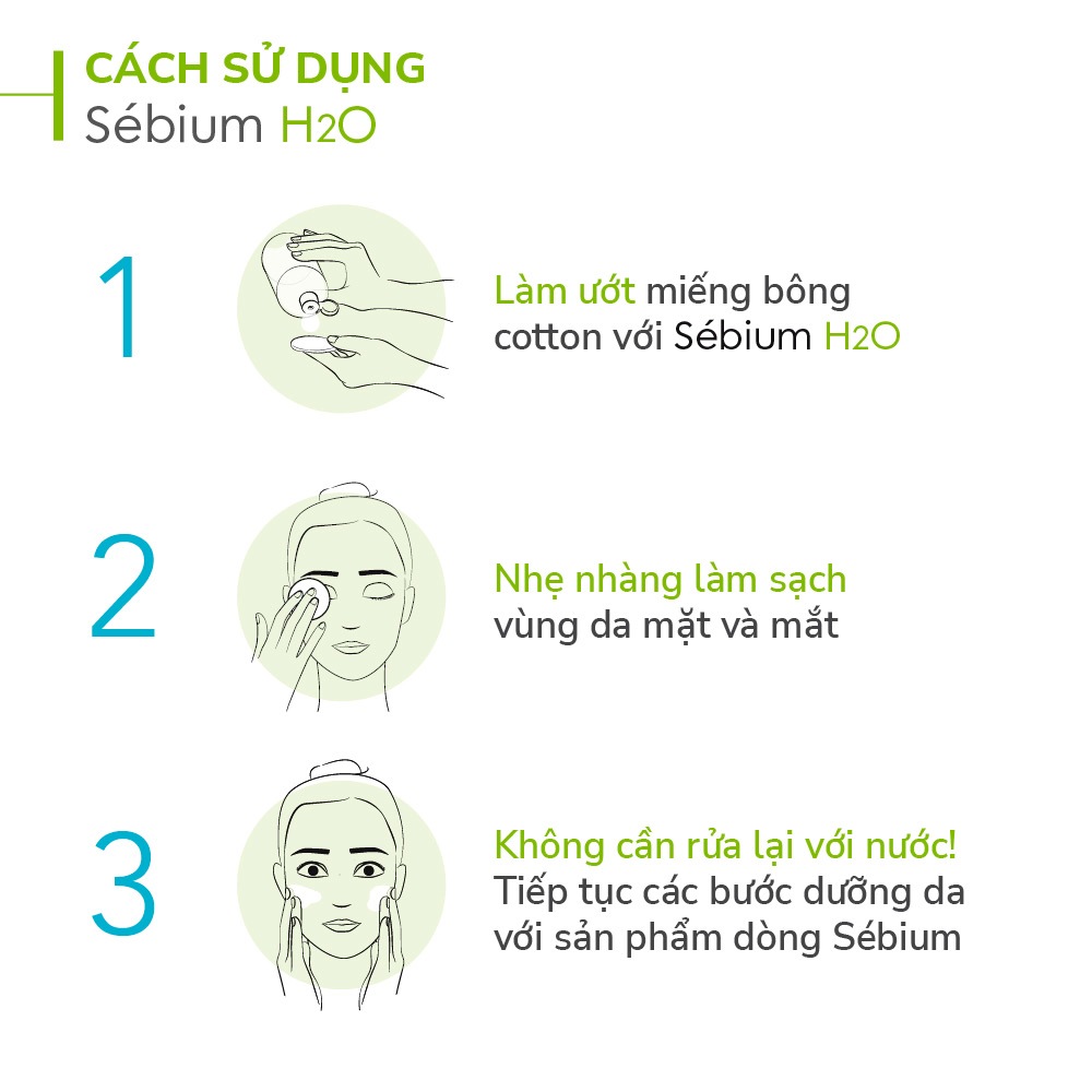 Dung dịch làm sạch và tẩy trang công nghệ Micellar cho da hỗn hợp, da dầu, và da mụn Bioderma Sebium H2O - 500ml | BigBuy360 - bigbuy360.vn