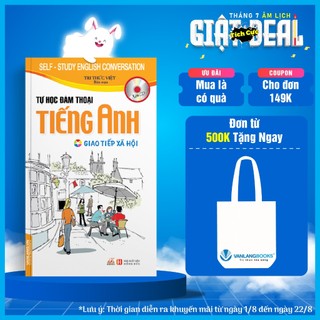 Sách vanlangbooks - tự học đàm thoại tiếng anh - giao tiếp xã hội
