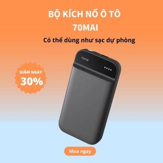 Bộ kích điện bình ắc quy xe ô tô 70mai - sgt