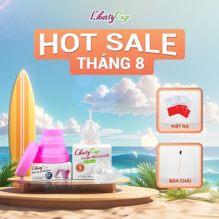 Combo Cốc nguyệt san + Cốc tiệt trùng Liberty Cup