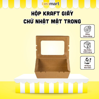 Hộp giấy chữ nhật kraft mặt trong hàng loại 1