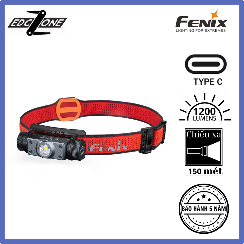 Đèn đội đầu FENIX HM62T Chính hãng (1200 Lumens)