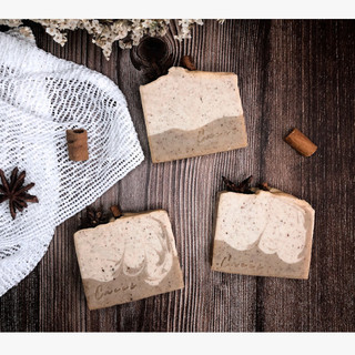 [Quận 7] Xà phòng quế da hỗn hợp hoa hồi tinh dầu quế Caccé Home (Handmade soap- xà phòng handmade)