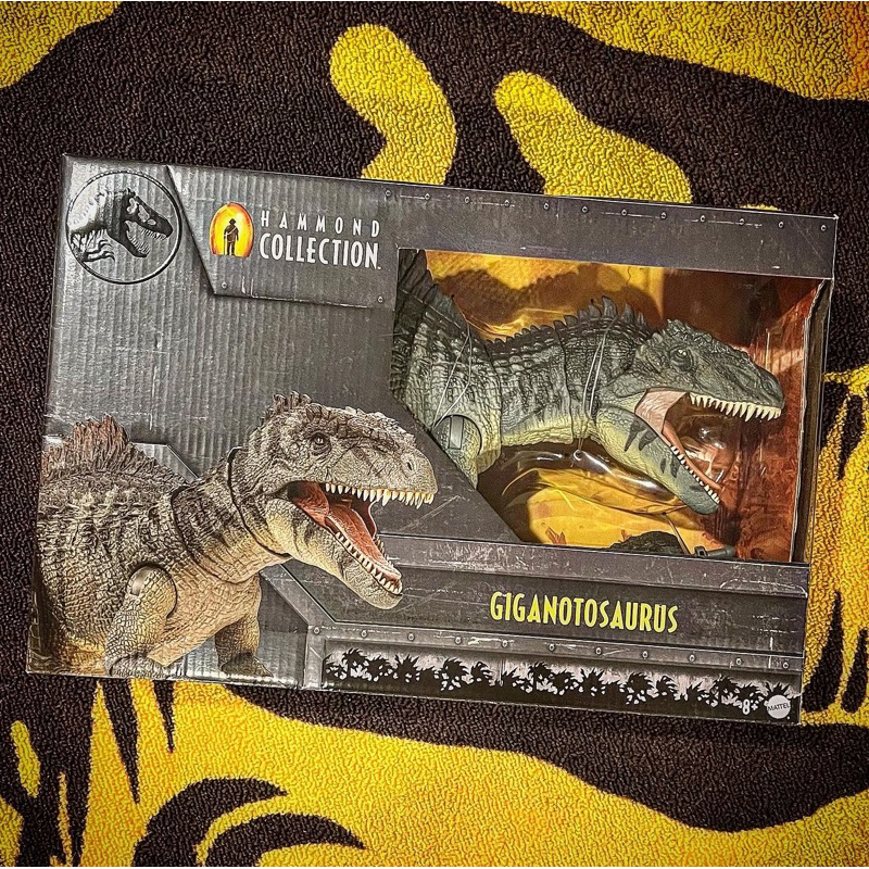 Hammond Collection từ Mattel Jurassic World,Mô hình khủng long Giganotosaurus,quà tặng sưu tầm cho t