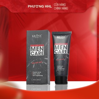 Sữa rửa mặt nam sạch dầu nhờn ngừa mụn men care 100ml - kbone