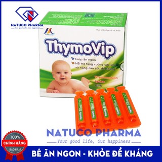 Siro THYMOVIP - Tăng sức đề kháng và hỗ trợ tiêu hóa cho các bé- giúp bé ăn ngon miệng - ít ốm vặt - hộp 20 ống