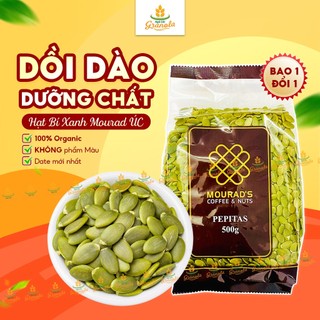 Hạt Bí Xanh Mourad's Úc Hàng Chuẩn Nhất Béo Giòn Loại 1 Date Mới Siêu Ngon Gói 500G (Hạt Ngon)