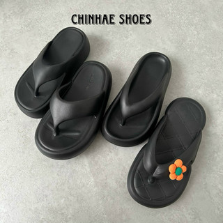 Dép kẹp xỏ ngón chinhae tăng chiều cao bánh mì chất xốp eva cao su non siêu nhẹ chống mùi siêu mềm hằng ngày nam nữ