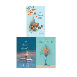 Sách - Combo Thơ Xuân Diệu + Thơ Xuân Quỳnh + Thơ Tố Hữu (Huy Hoàng) (Bộ 3 Cuốn)