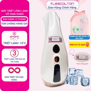Máy triệt lông vĩnh viễn băng lạnh kèm chức năng trẻ hóa da mini cầm tay Lescolton vô hạn xung thế hệ mới nhất 2023