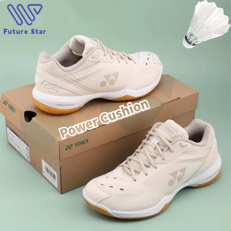 Giày cầu lông nam nữ Yonex 65Z3 Power Cushion Mét trắng giày thể thao Giày cầu lông Chất lượng cao P
