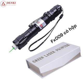  Đèn Pin Lazer Fx 009 fx009 đèn laze tia xanh siêu mạnh dùng cho trình chiếu FX-009 ĐÈN LASER MINI Lade{có hộp} 