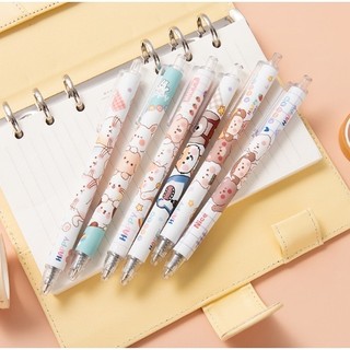 Set 6 bút bi gel hoạt hình cute - Blueangel