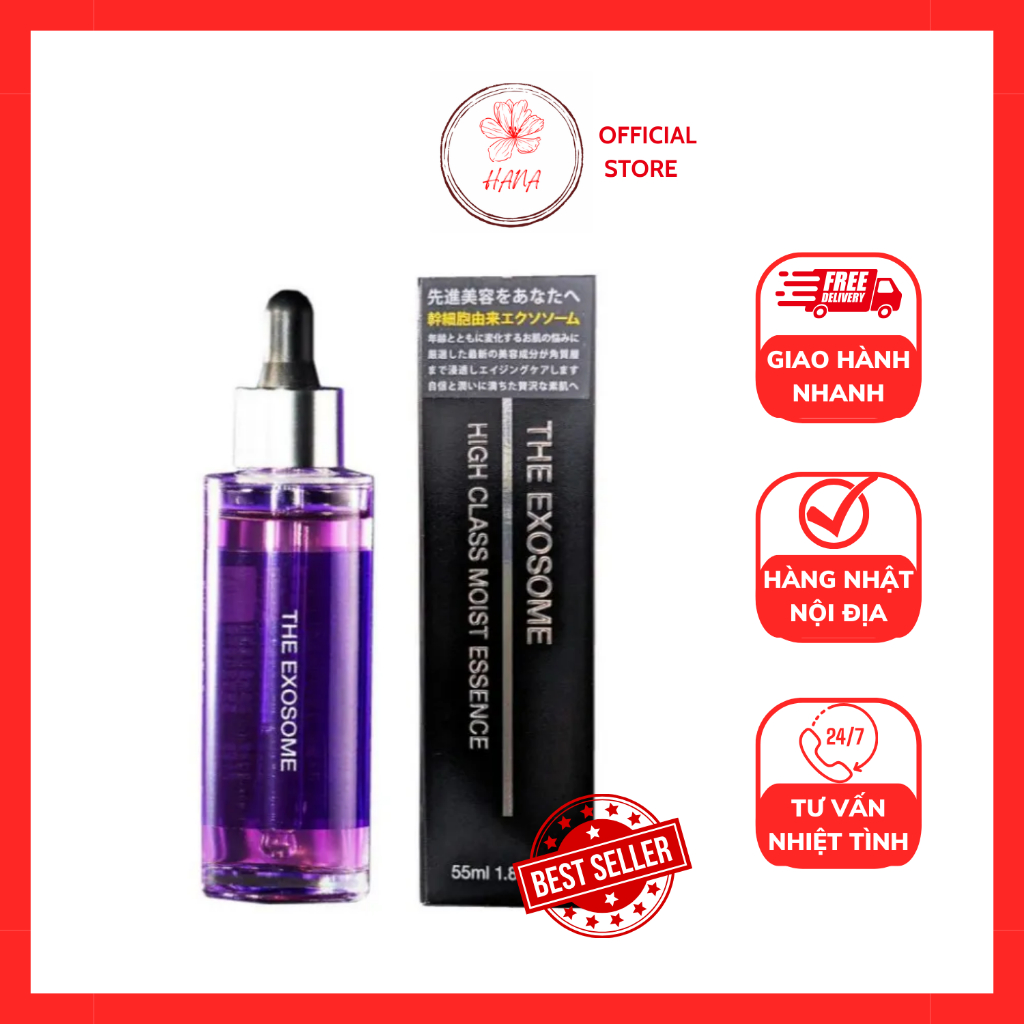 [Chuẩn Nhật] Tinh Chất Serum Dưỡng Trắng và Cấp Ẩm Sâu The Exosome High Class Moist Essence 55ml Nhậ